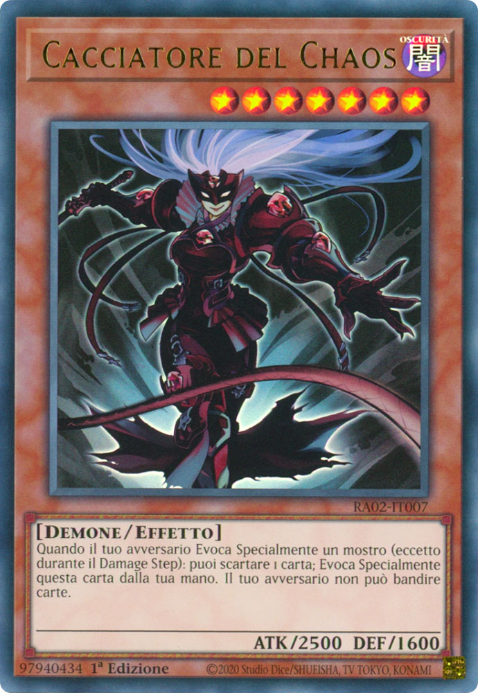 RA02-IT007 Cacciatore del Chaos Ultra Rara 1a Edizione (IT) -NEAR MINT-