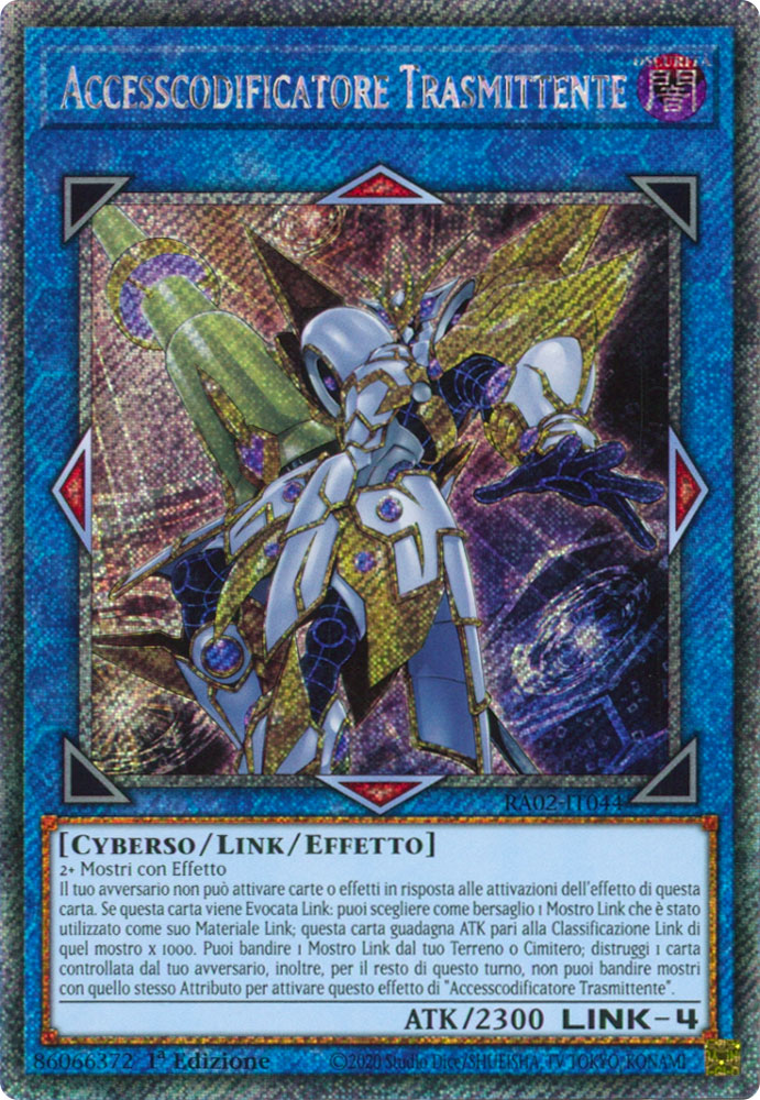 RA02-IT044 Accesscodificatore Trasmittente Platinum Segreta 1a Edizione (IT) -NEAR MINT-