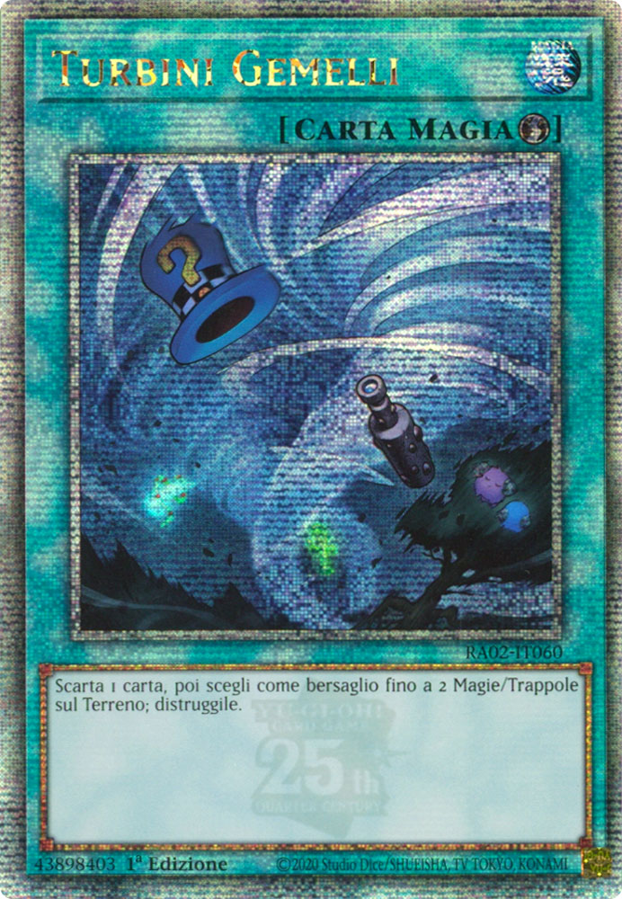 RA02-IT060 Turbini Gemelli Rara Segreta Quarto di Secolo 1a Edizione (IT) -NEAR MINT-