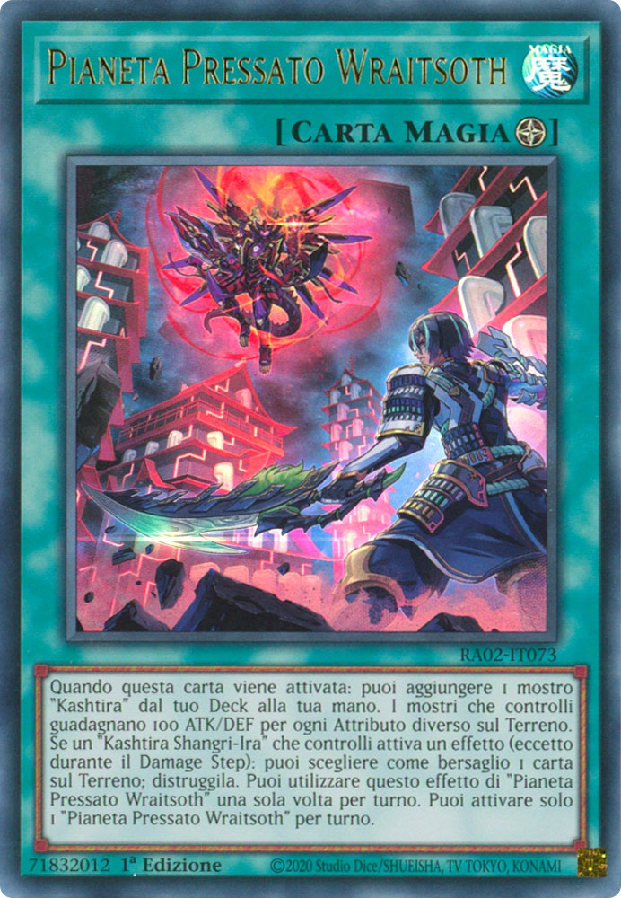 RA02-IT073 Pianeta Pressato Wraitsoth Ultra Rara 1a Edizione (IT) -NEAR MINT-