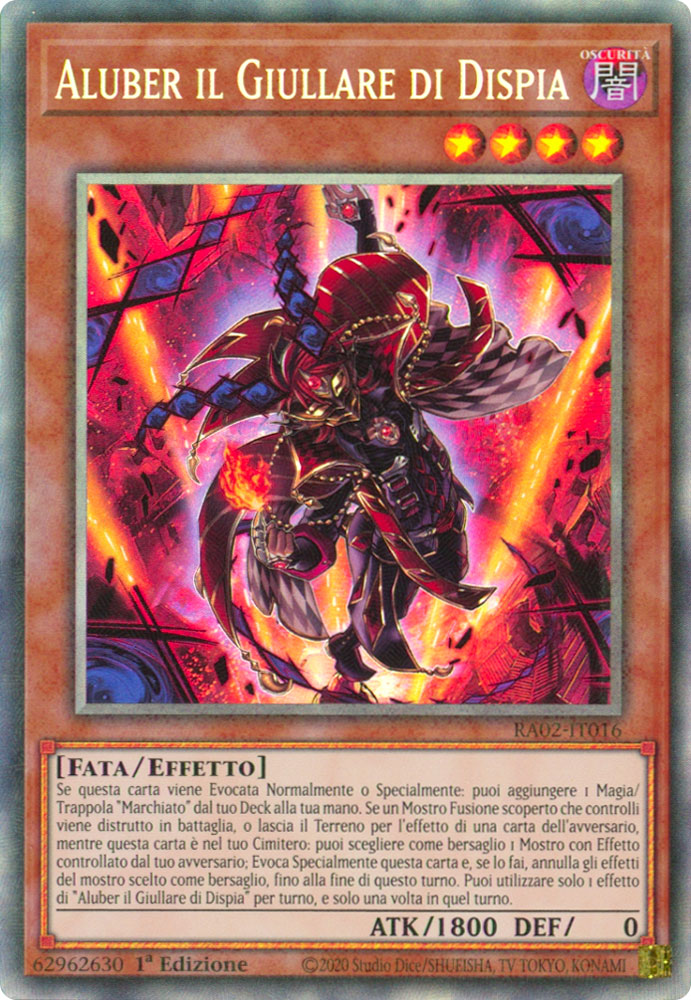 RA02-IT016 Aluber il Giullare di Dispia Rara Collector 1a Edizione (IT) -NEAR MINT-