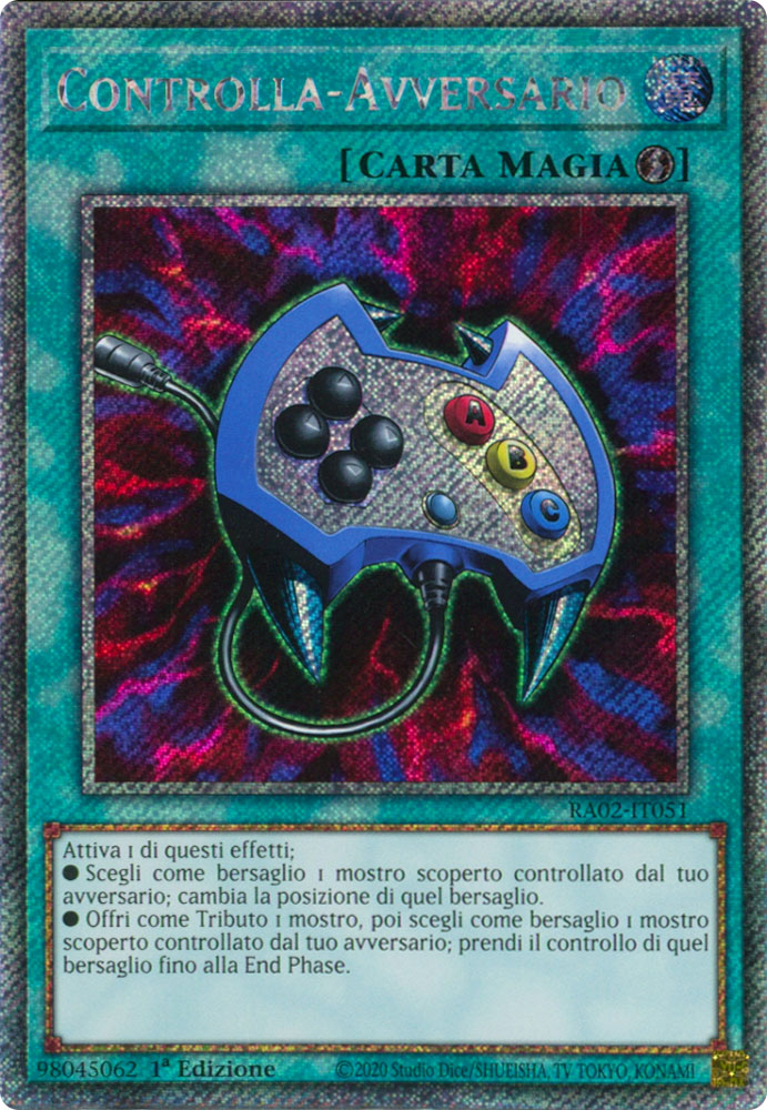RA02-IT051 Controlla-Avversario Platinum Segreta 1a Edizione (IT) -NEAR MINT-