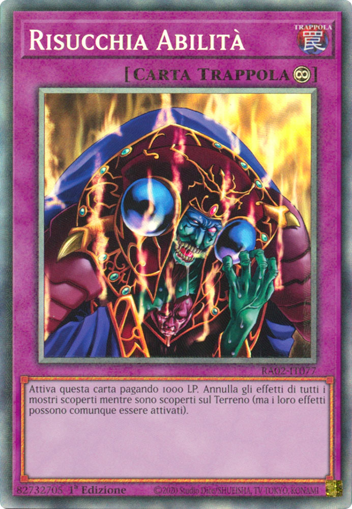 RA02-IT077 Risucchia Abilita' Rara Collector 1a Edizione (IT) -NEAR MINT-