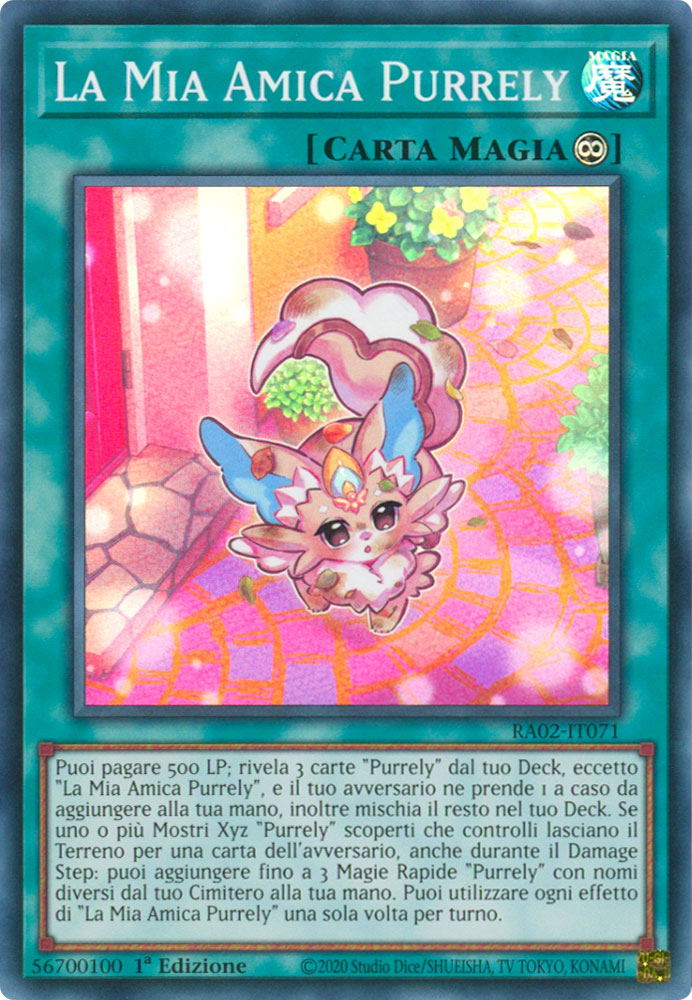 RA02-IT071 La Mia Amica Purrely Super Rara 1a Edizione (IT) -NEAR MINT-