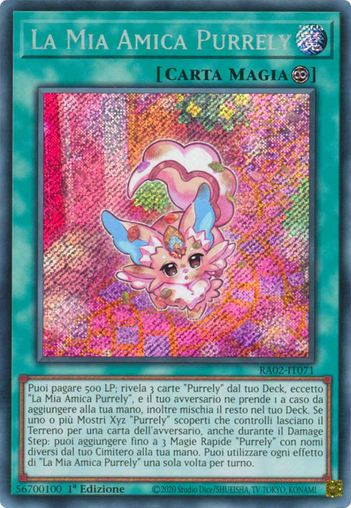 RA02-IT071 La Mia Amica Purrely Rara Segreta 1a Edizione (IT) -NEAR MINT-