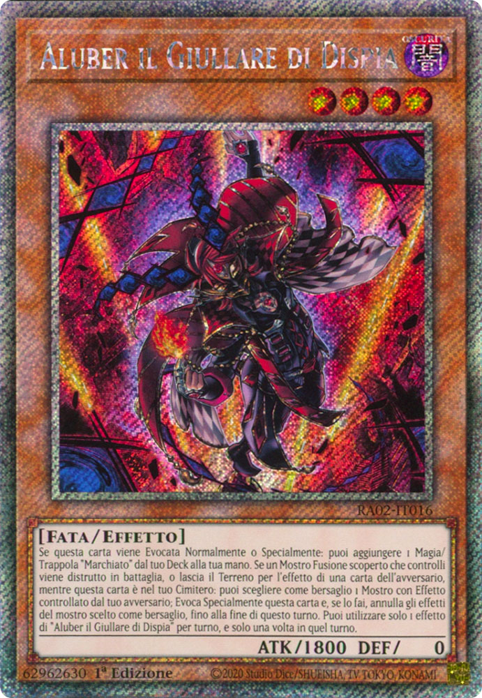 RA02-IT016 Aluber il Giullare di Dispia Platinum Segreta 1a Edizione (IT) -NEAR MINT-