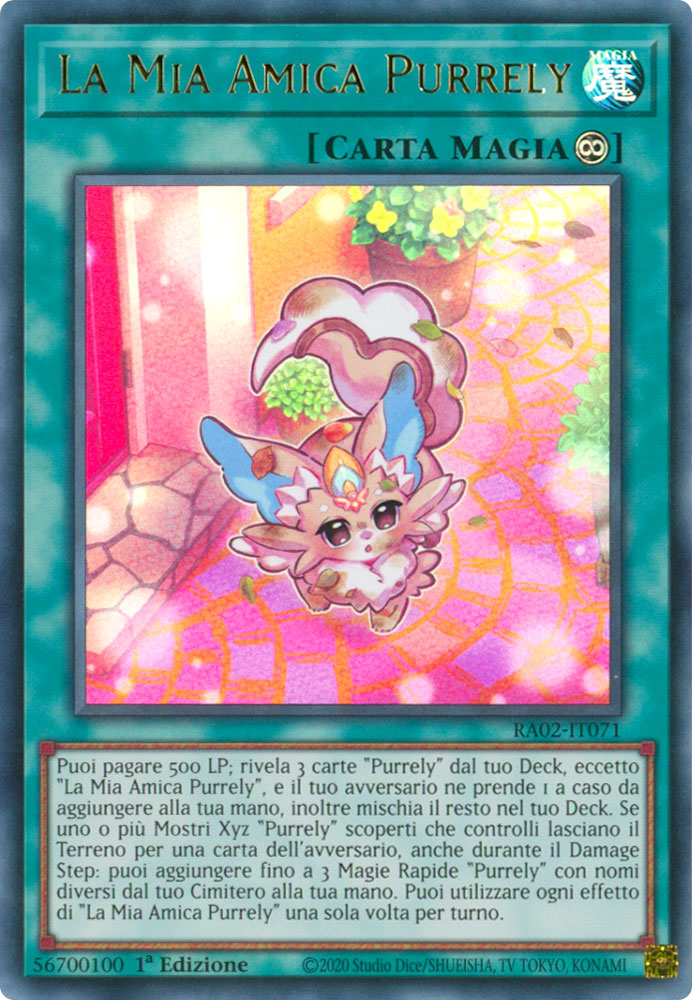 RA02-IT071 La Mia Amica Purrely Ultra Rara 1a Edizione (IT) -NEAR MINT-