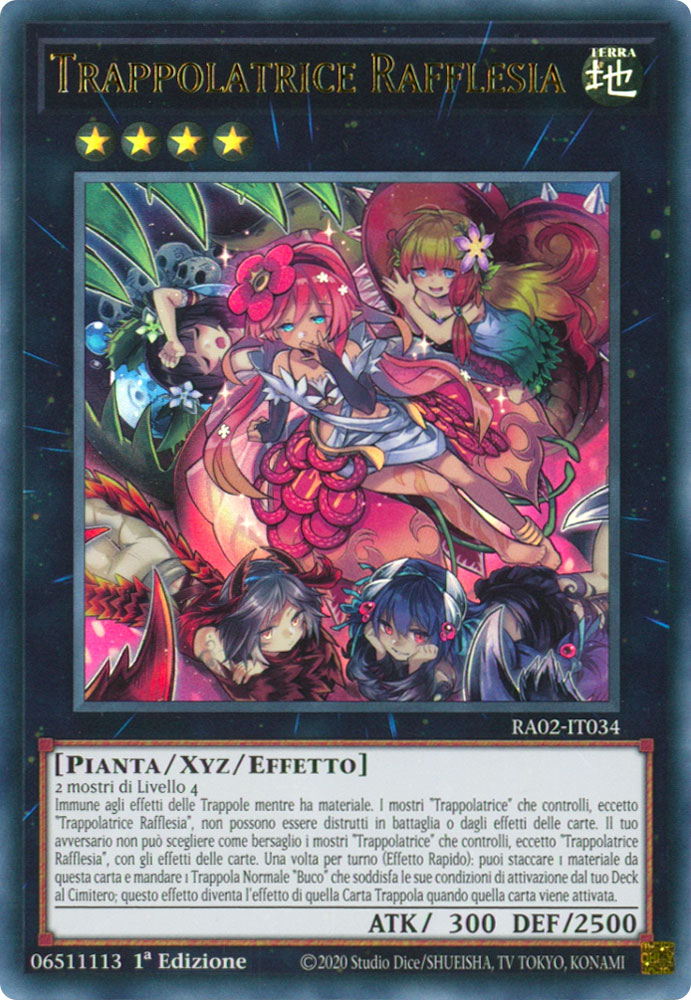 RA02-IT034 Trappolatrice Rafflesia Ultra Rara 1a Edizione (IT) -NEAR MINT-