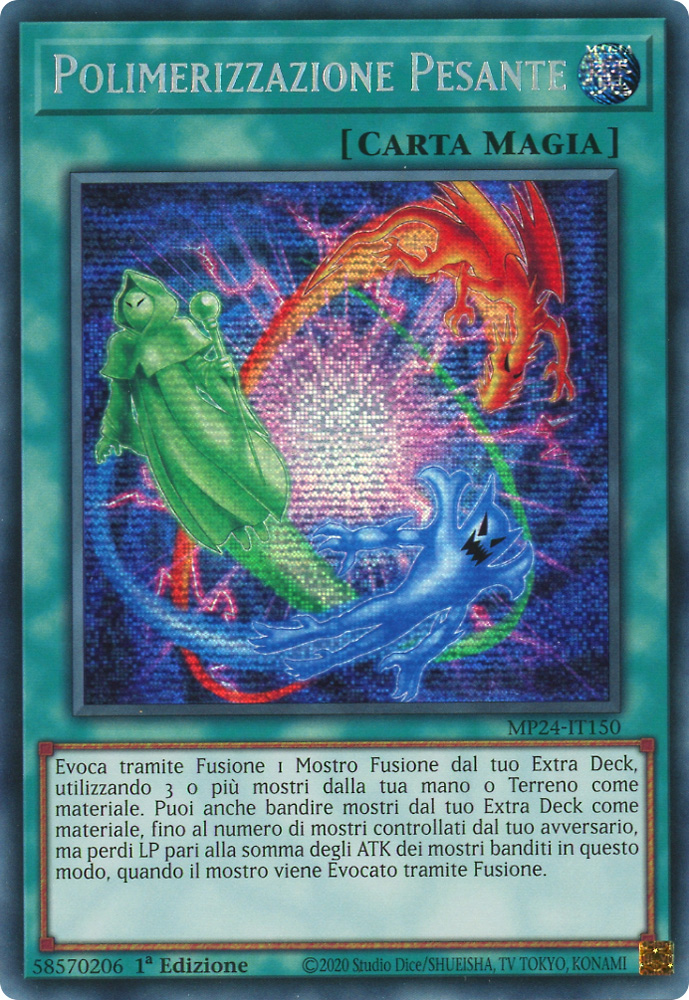 MP24-IT150 Polimerizzazione Pesante rara segreta prismatica 1a Edizione (IT) -NEAR MINT-