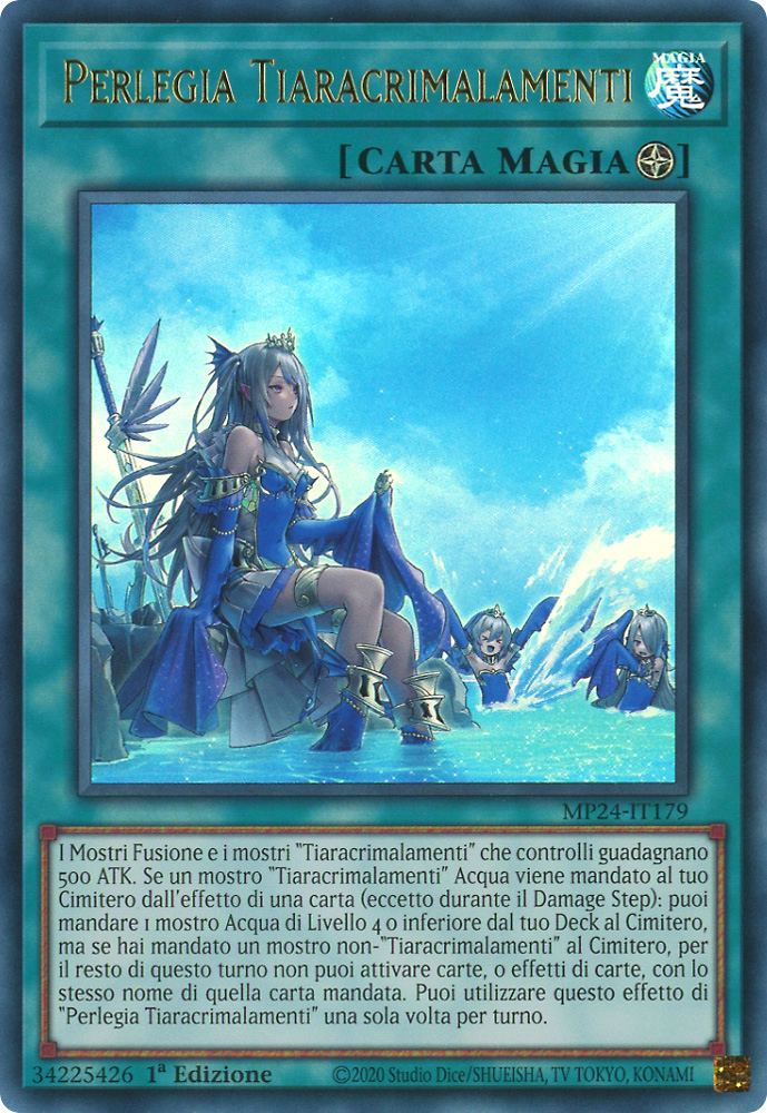 MP24-IT179 Perlegia Tiaracrimalamenti ultra rara 1a Edizione (IT) -NEAR MINT-