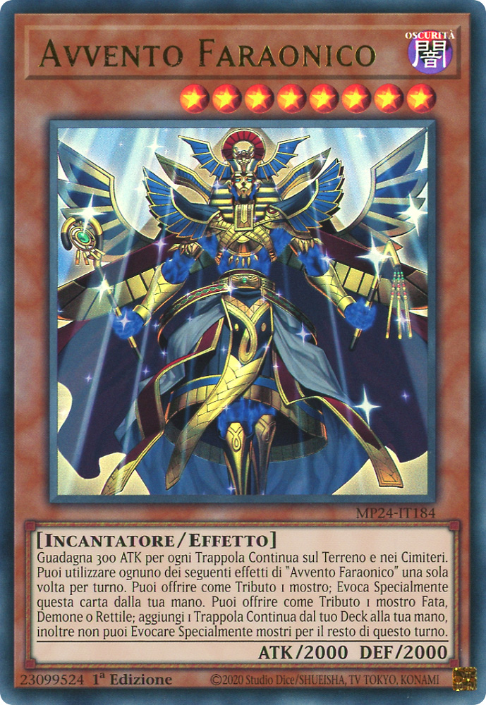 MP24-IT184 Avvento Faraonico ultra rara 1a Edizione (IT) -NEAR MINT-