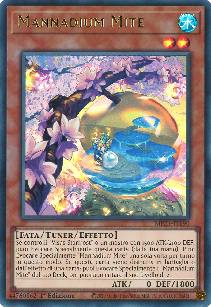 MP24-IT190 Mannadium Mite ultra rara 1a Edizione (IT) -NEAR MINT-