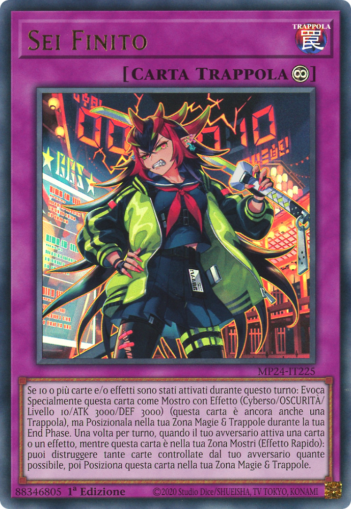 MP24-IT225 Sei Finito ultra rara 1a Edizione (IT) -NEAR MINT-