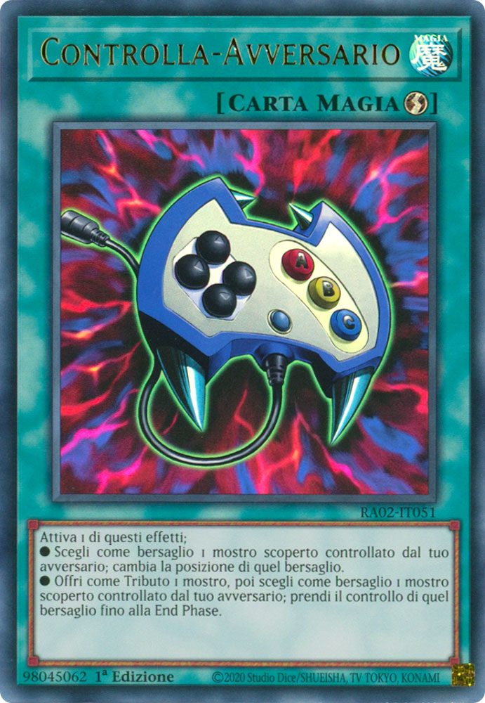 RA02-IT051 Controlla-Avversario Ultra Rara 1a Edizione (IT) -NEAR MINT-