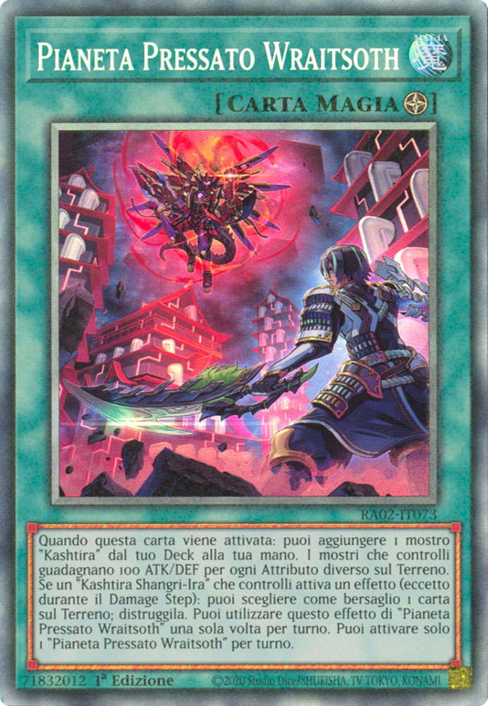 RA02-IT073 Pianeta Pressato Wraitsoth Rara Collector 1a Edizione (IT) -NEAR MINT-