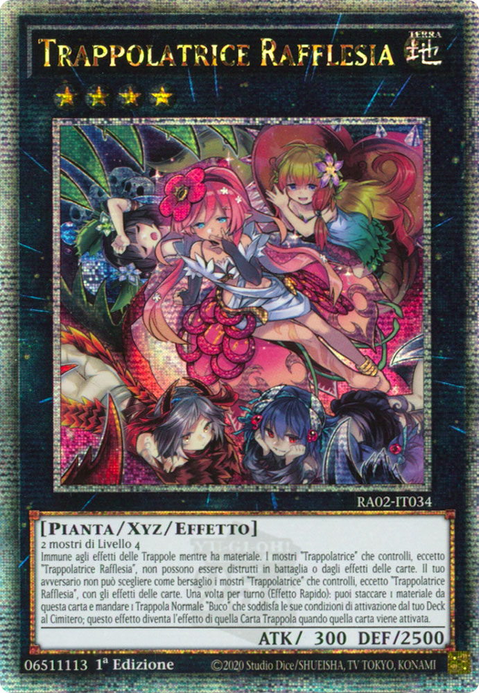 RA02-IT034 Trappolatrice Rafflesia Rara Segreta Quarto di Secolo 1a Edizione (IT) -NEAR MINT-