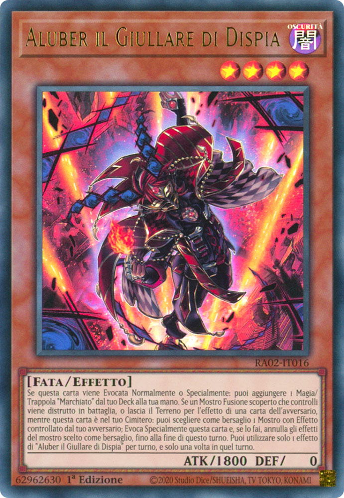 RA02-IT016 Aluber il Giullare di Dispia Ultra Rara 1a Edizione (IT) -NEAR MINT-