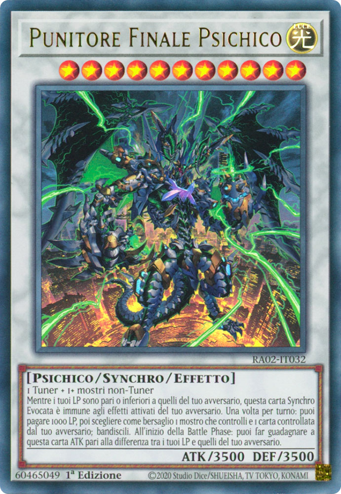 RA02-IT032 Punitore Finale Psichico Ultra Rara 1a Edizione (IT) -NEAR MINT-