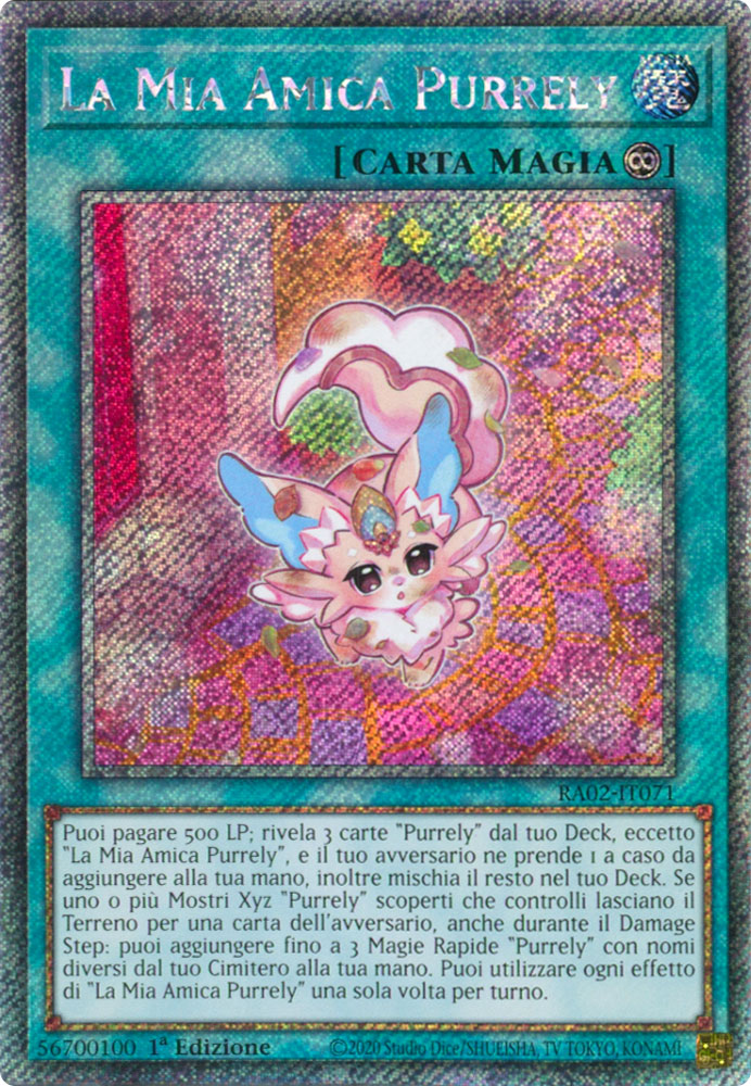 RA02-IT071 La Mia Amica Purrely Platinum Segreta 1a Edizione (IT) -NEAR MINT-