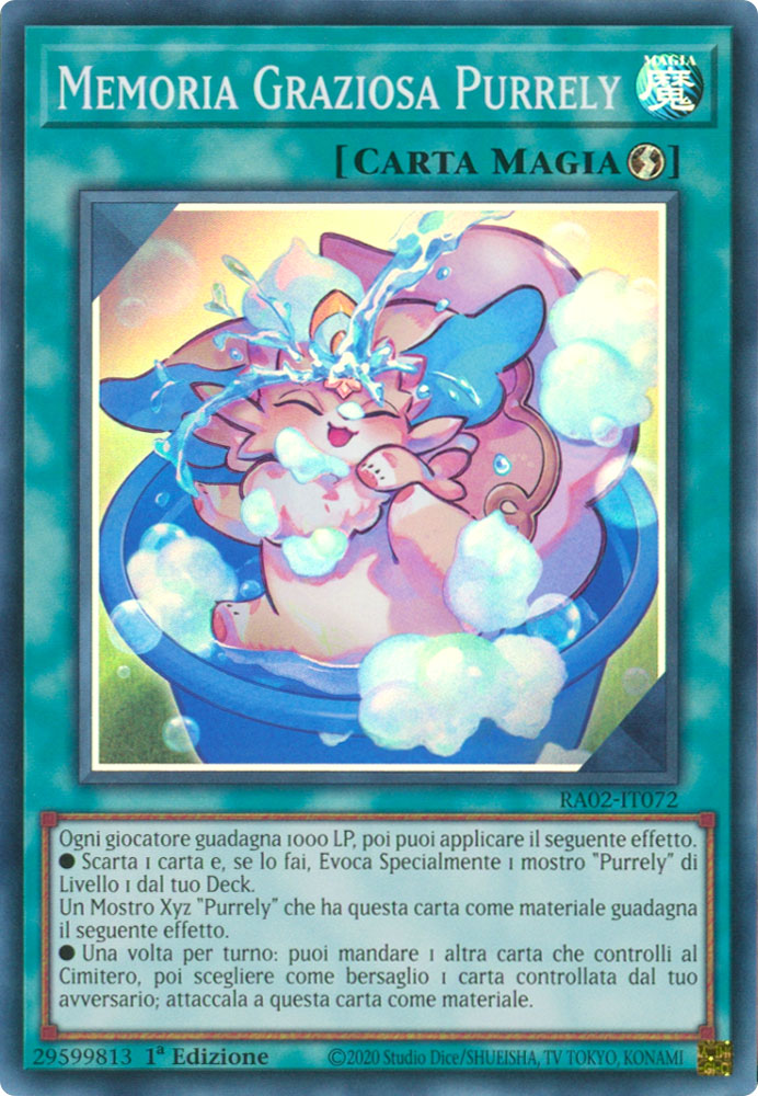 RA02-IT072 Memoria Graziosa Purrely Super Rara 1a Edizione (IT) -NEAR MINT-