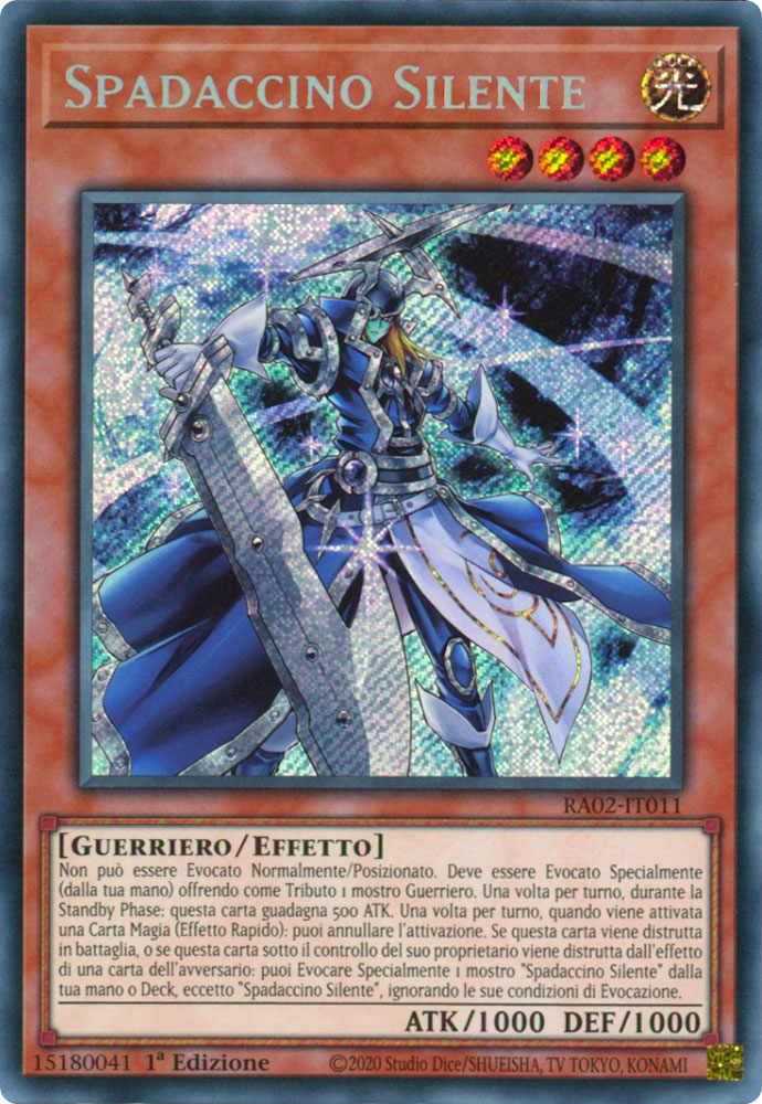 RA02-IT011 Spadaccino Silente Rara Segreta 1a Edizione (IT) -NEAR MINT-