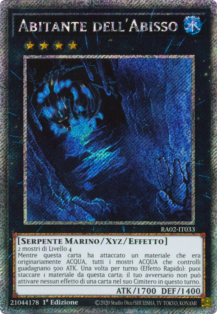 RA02-IT033 Abitante dell'Abisso Platinum Segreta 1a Edizione (IT) -NEAR MINT-