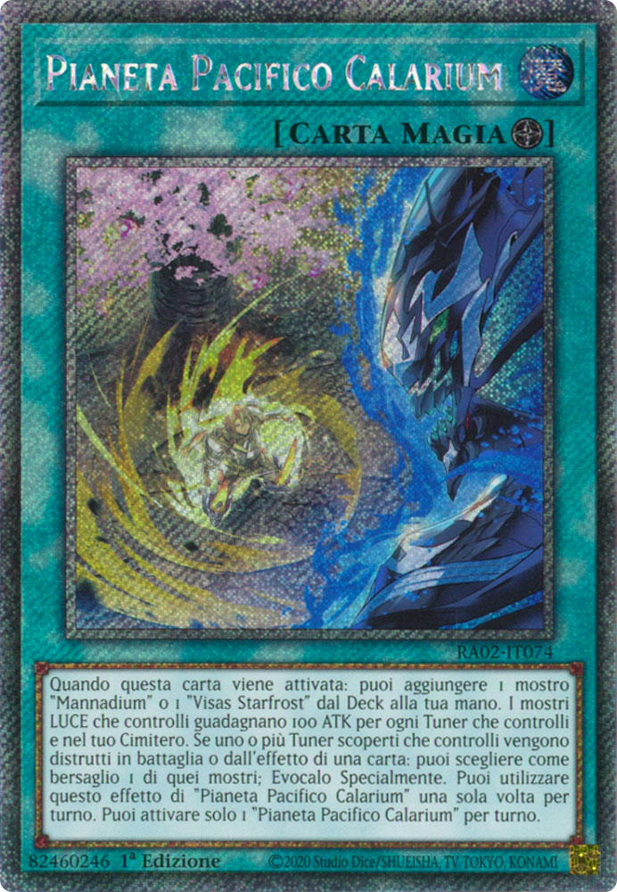 RA02-IT074 Pianeta Pacifico Calarium Platinum Segreta 1a Edizione (IT) -NEAR MINT-