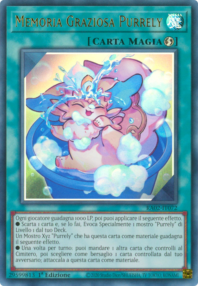 RA02-IT072 Memoria Graziosa Purrely Ultra Rara 1a Edizione (IT) -NEAR MINT-