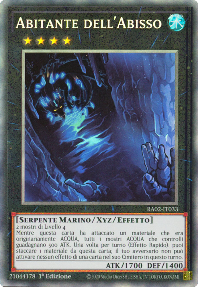 RA02-IT033 Abitante dell'Abisso Rara Collector 1a Edizione (IT) -NEAR MINT-
