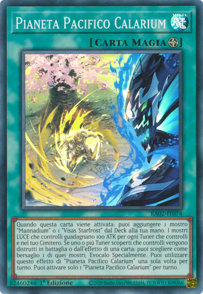 RA02-IT074 Pianeta Pacifico Calarium Super Rara 1a Edizione (IT) -NEAR MINT-