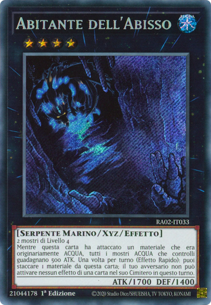 RA02-IT033 Abitante dell'Abisso Rara Segreta 1a Edizione (IT) -NEAR MINT-