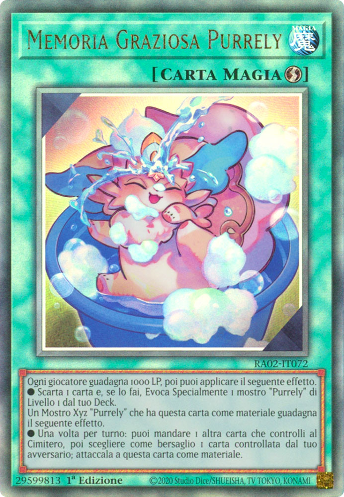 RA02-IT072 Memoria Graziosa Purrely Rara Ultimate 1a Edizione (IT) -NEAR MINT-