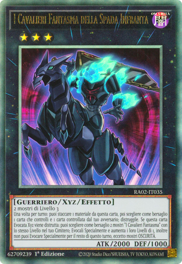 RA02-IT035 I Cavalieri Fantasma della Spada Infranta Rara Ultimate 1a Edizione (IT) -NEAR MINT-