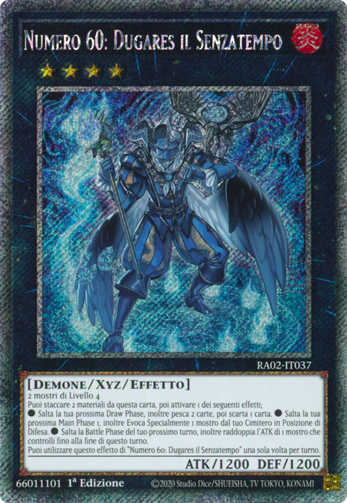 RA02-IT037 Numero 60: Dugares il Senzatempo Platinum Segreta 1a Edizione (IT) -NEAR MINT-