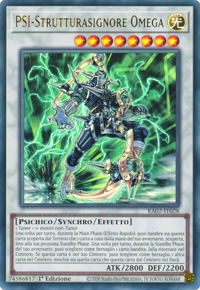 RA02-IT028 PSI-Strutturasignore Omega Ultra Rara 1a Edizione (IT) -NEAR MINT-