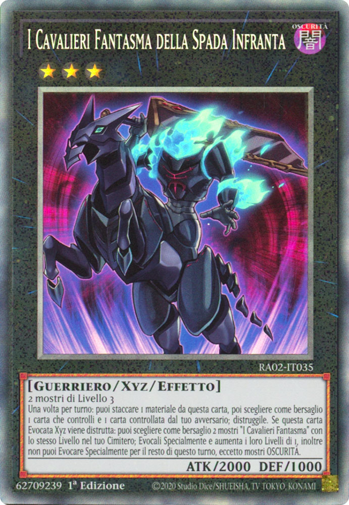 RA02-IT035 I Cavalieri Fantasma della Spada Infranta Rara Collector 1a Edizione (IT) -NEAR MINT-