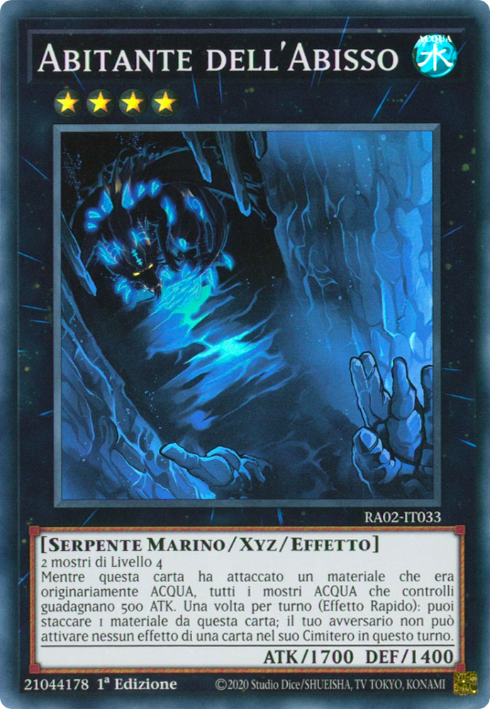 RA02-IT033 Abitante dell'Abisso Super Rara 1a Edizione (IT) -NEAR MINT-