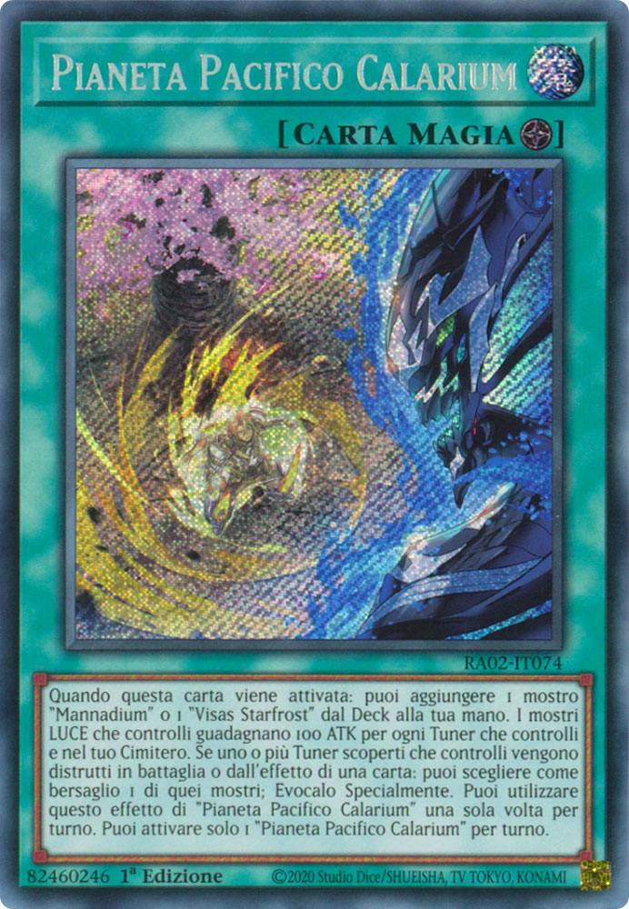 RA02-IT074 Pianeta Pacifico Calarium Rara Segreta 1a Edizione (IT) -NEAR MINT-