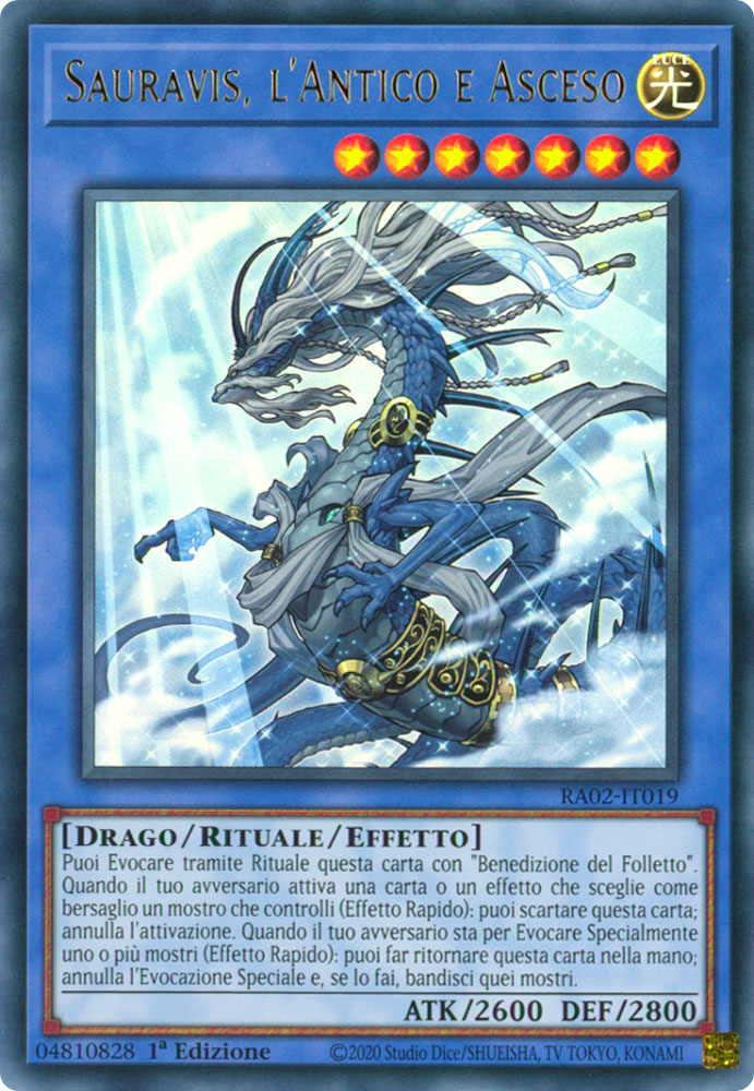 RA02-IT019 Sauravis, l'Antico e Asceso Ultra Rara 1a Edizione (IT) -NEAR MINT-