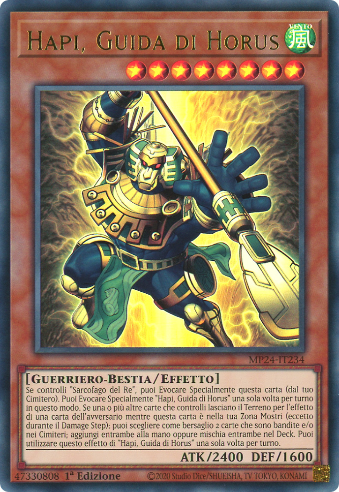 MP24-IT234 Hapi, Guida di Horus ultra rara 1a Edizione (IT) -NEAR MINT-