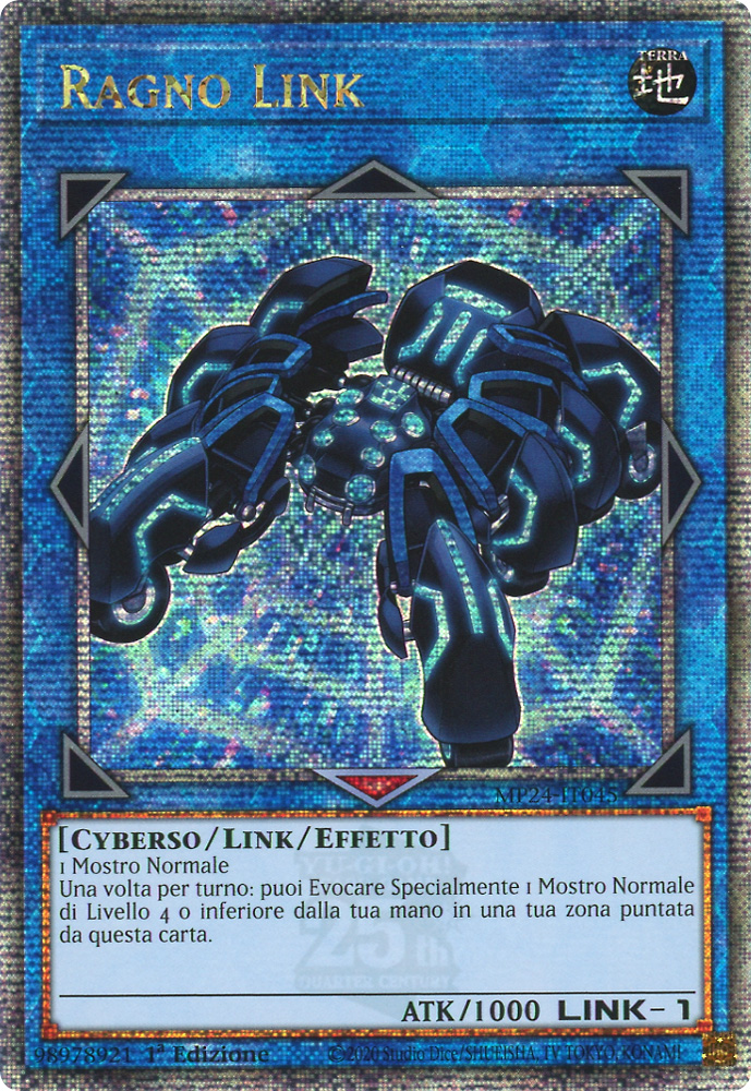 MP24-IT045 Ragno Link rara segreta quarto di secolo 1a Edizione (IT) -NEAR MINT-