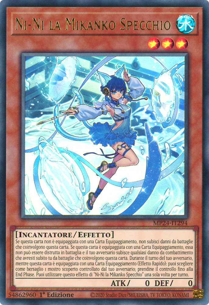 MP24-IT294 Ni-Ni la Mikanko Specchio ultra rara 1a Edizione (IT) -NEAR MINT-