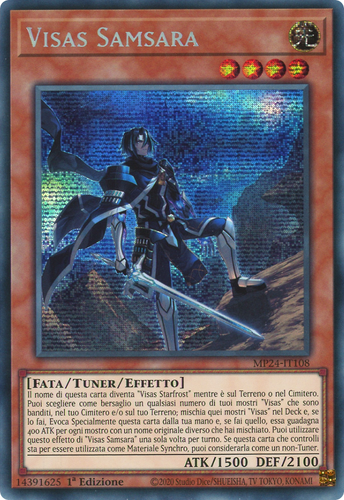MP24-IT108 Visas Samsara rara segreta prismatica 1a Edizione (IT) -NEAR MINT-