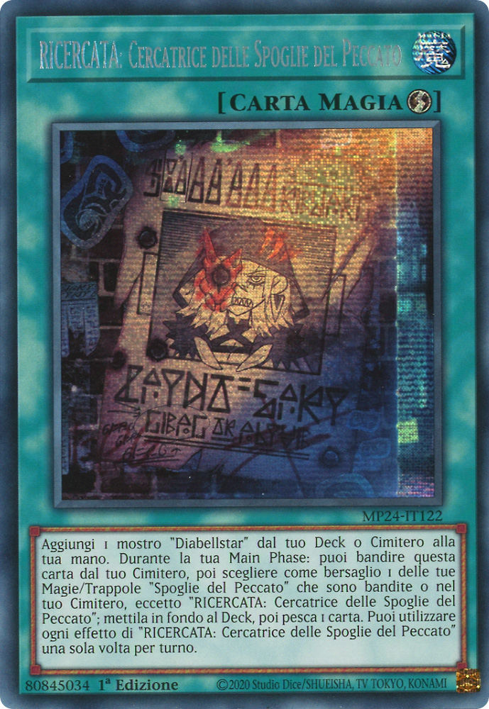 MP24-IT122 RICERCATA: Cercatrice delle Spoglie del Peccato rara segreta prismatica 1a Edizione (IT) -NEAR MINT-