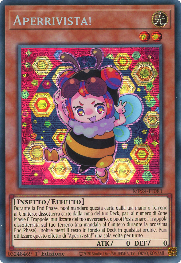 MP24-IT081 Aperrivista! rara segreta prismatica 1a Edizione (IT) -NEAR MINT-