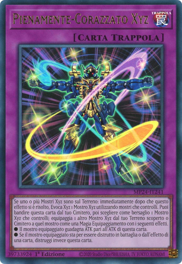 MP24-IT241 Pienamente-Corazzato Xyz ultra rara 1a Edizione (IT) -NEAR MINT-