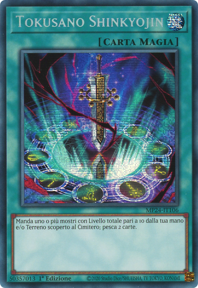 MP24-IT106 Tokusano Shinkyojin rara segreta prismatica 1a Edizione (IT) -NEAR MINT-