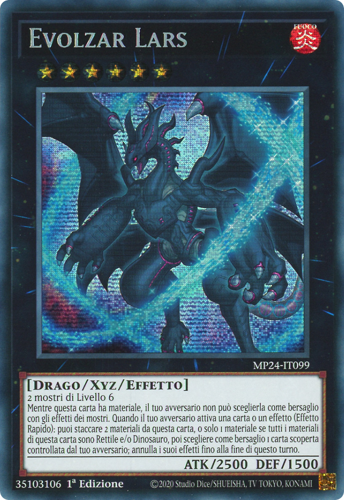 MP24-IT099 Evolzar Lars rara segreta prismatica 1a Edizione (IT) -NEAR MINT-