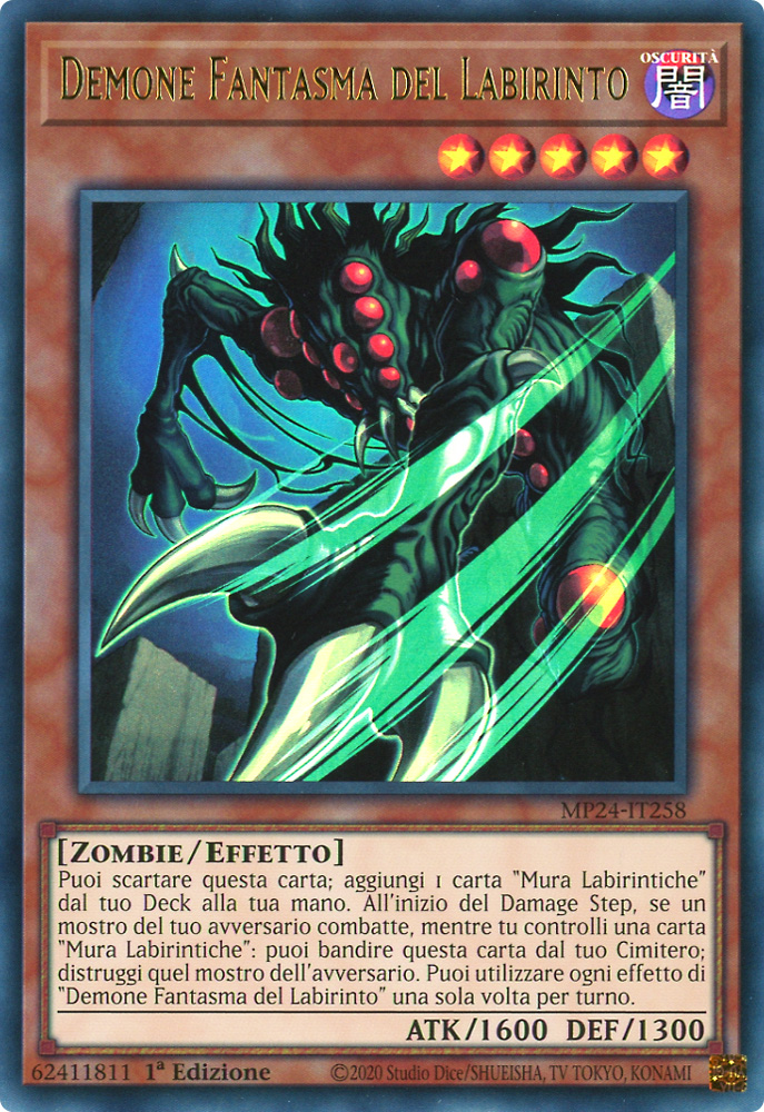 MP24-IT258 Demone Fantasma del Labirinto ultra rara 1a Edizione (IT) -NEAR MINT-