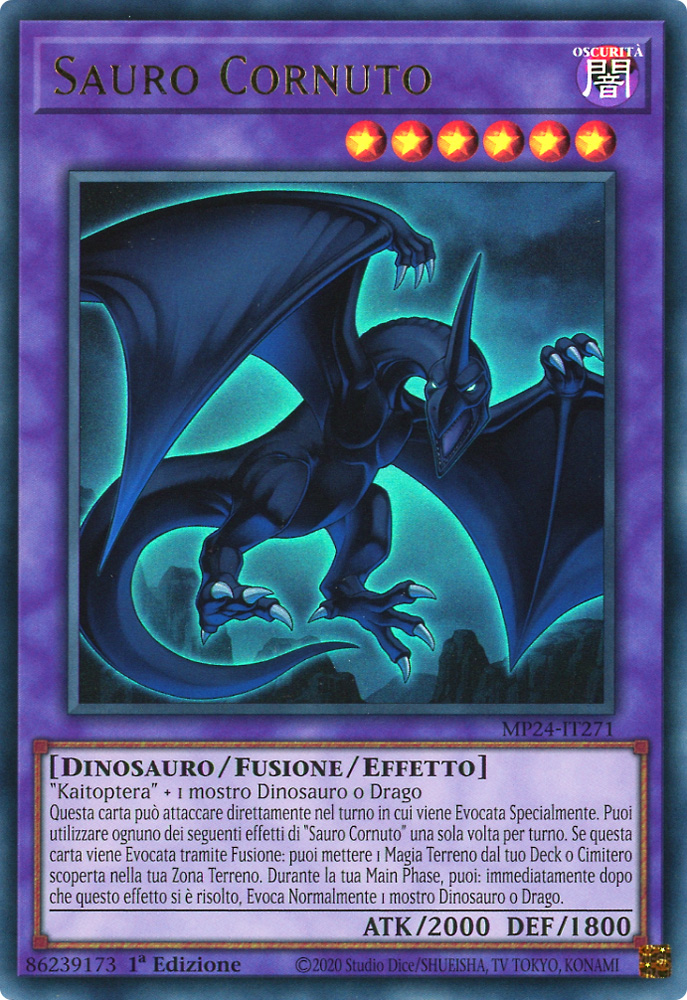 MP24-IT271 Sauro Cornuto ultra rara 1a Edizione (IT) -NEAR MINT-